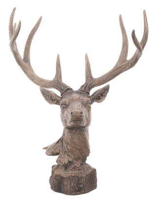 Winter Stag Sculpture