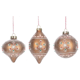 Festive Gingerbread Holiday Bauble