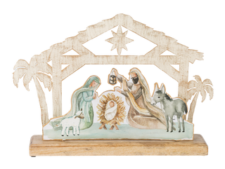 Sacred Night Nativity Scene