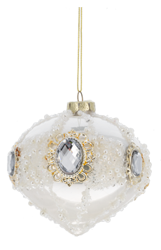 Majestic Pearl & Jewel Ornament