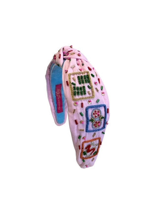 Mahjong Headband - Pink
