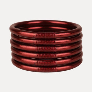 BudhaGirl Merlot All Weather Bangles® (AWB®) - Set of 6