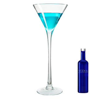 Worlds Largest Giant Martini Glass Huge 20 Inches 54 Oz Mega Glass Huge Stemware Clear Decorative Ha