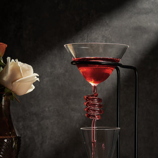 Wine Tower Decanting Aerator Set By Unique Wine Decanter 2 Aerating Parts Upper Lowe