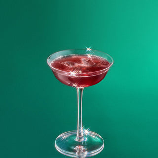 Vintage Crystal Coupe Glasses Set Of 2 Clear Radiance Champagne Martini Cocktails Hand Blown Classy