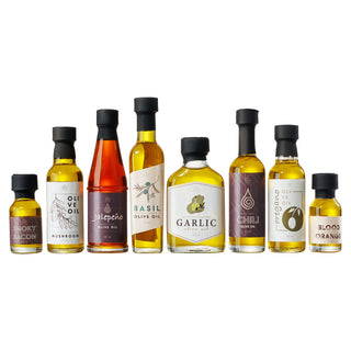 Olive Oil Gourmet Sampler Gift Set Of 8 Premium Extra Virgin Olive Oil Made In Spain Natural Flavors