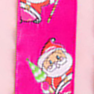 Papa Noel Ribbon, 4", 5 Yards Park Hill Collection