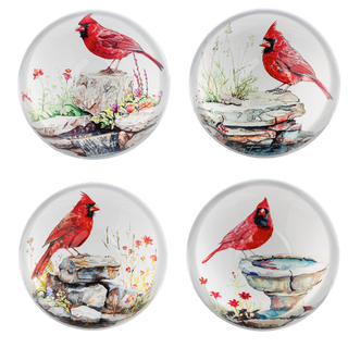 Printed Cardinal Paperweight - Assorted Ganz