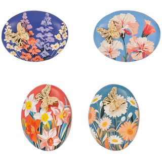 Printed Botanical Art Stone - Assorted Ganz