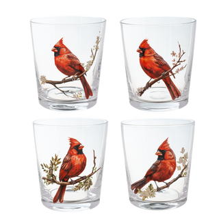 Cardinal Low Ball Glass Ganz
