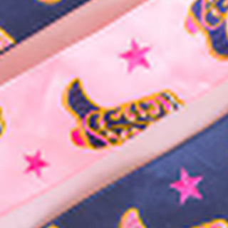 Cowboy, Cowgirl, Boot Ribbon,  4", 5 Yards Park Hill Collection