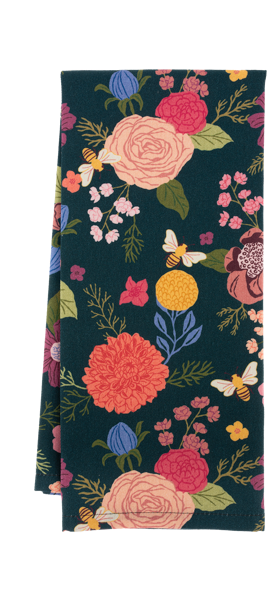 Flower Field Tea Towel Assorted Ganz