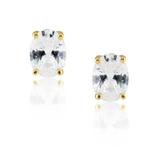 Oval Cut Studs