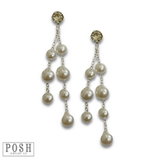 Pearl chandelier earring - LC