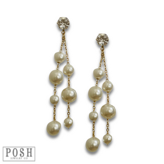 Pearl chandelier earring - LC