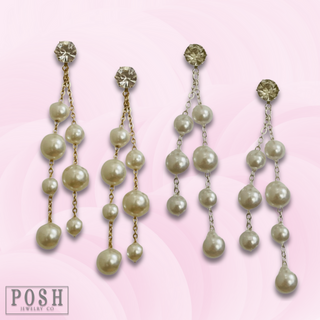 Pearl chandelier earring - LC