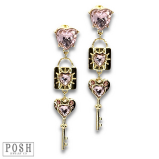 Key to my heart earring