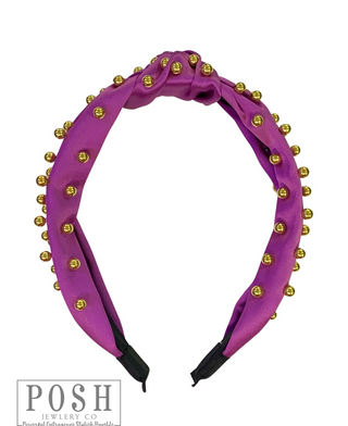 Satin headband - LC