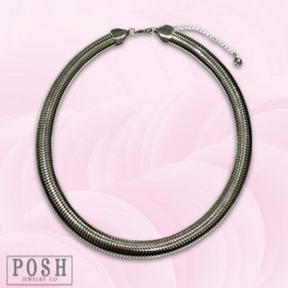 Flex chain collar necklace