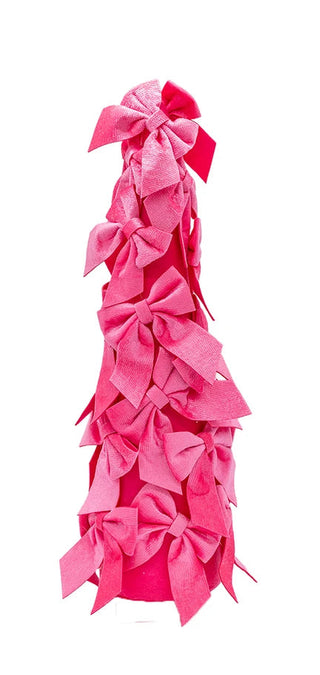 Pretty in Velvet Holiday Trees - Pink