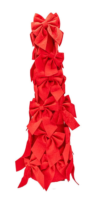 Pretty in Velvet Holiday Trees - Red