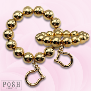 Equestrian charm bracelet