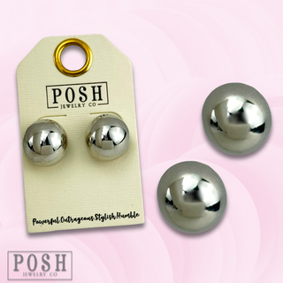 Ball post earring