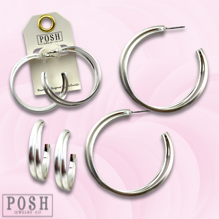 Double hoop earring