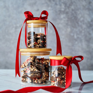 Dark Chocolate Premium Peppermint Bark 450g Holiday Bark Assorted Squares Christmas Candy Sweets Gif