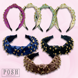 Satin headband - LC