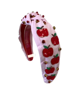 Headband Knot - Apple with Rhinestone