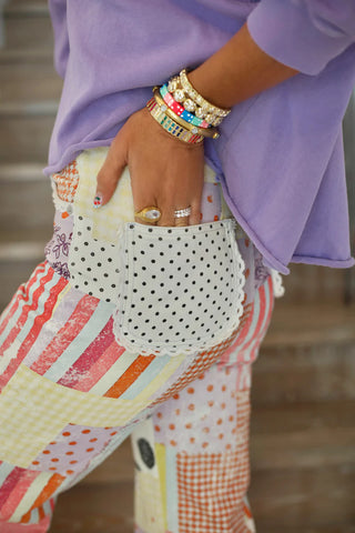 Playful Patch Denim