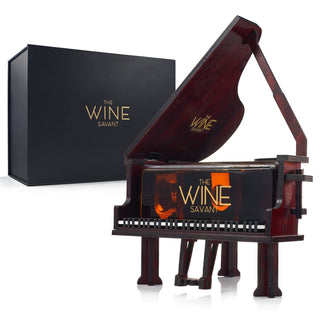 Piano Shaped Whiskey Wine Decanter 25OZ Pianist Instrument Unique Decanter Set With Beautiful Gift B