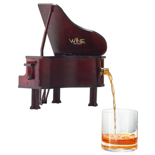 Piano Shaped Whiskey Wine Decanter 25OZ Pianist Instrument Unique Decanter Set With Beautiful Gift B