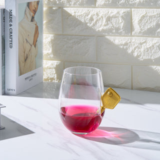 Pickleball Stemless Wine Glasses Single Stuck In The Glass Pickle Ball Cocktail Glassware Player Ent