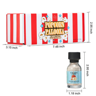 Gourmet Popcorn Seasoning Sampler Kit 10 Flavor Variety Pack Including Kettle Corn Garlic Parmesan B