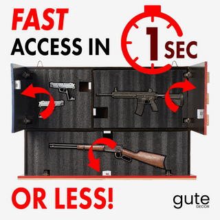 Tactical Rustic Hidden American Flag Gun Storage With Trap Door Wall Storage 35 X 22 5 Firearm Magaz