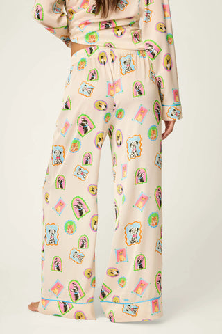 Picture Purrfect Pet Portraits Satin Pajama Pants