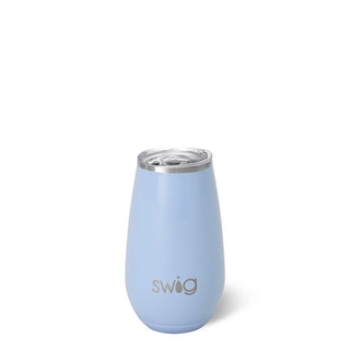 Shimmer Periwinkle Stemless Flute 6oz