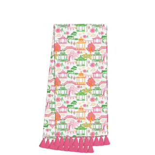 Swig Pagoda Paradise Tea Towel