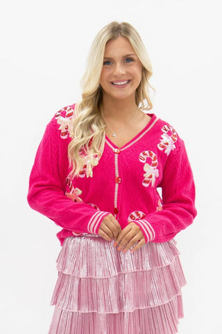 Candy Cane Cutie Cardigan