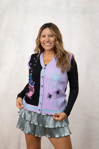 Witchy Elements Halloween Sweater Vest