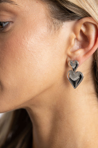Brynn Heart Earring