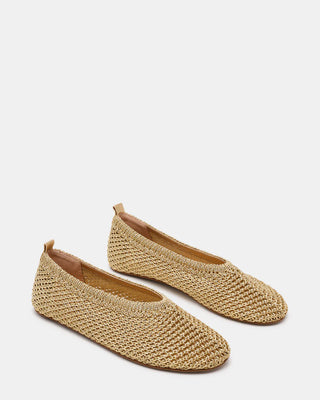Steve Madden Cyntra Woven Champagne