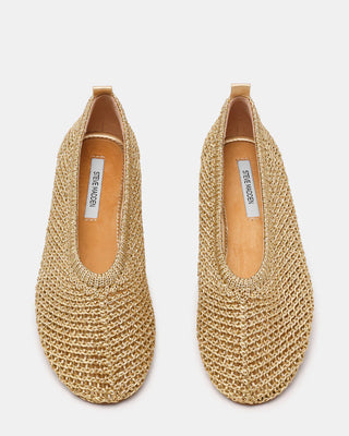 Steve Madden Cyntra Woven Champagne