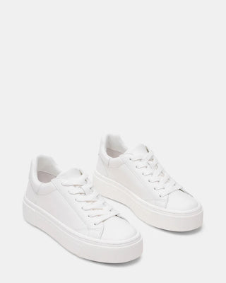 Holli White Leather