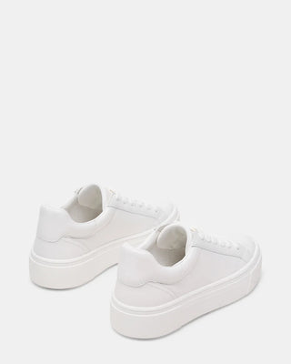 Holli White Leather