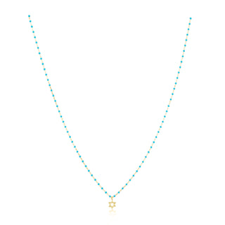 Elsa Mini Star of David Turquoise