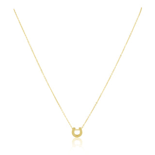 Mini Maddox Horseshoe Necklace