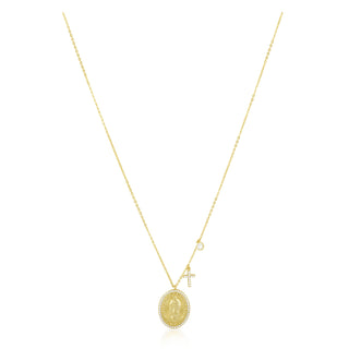 Virgin Mary Pendant Necklace